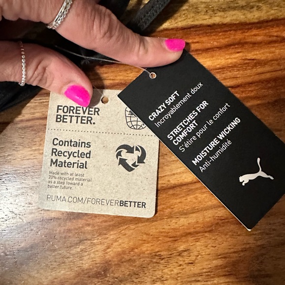 NWT~🦖SOLD!🦖Puma Cloudspun Bralette size M sports bra - Picture 11 of 12